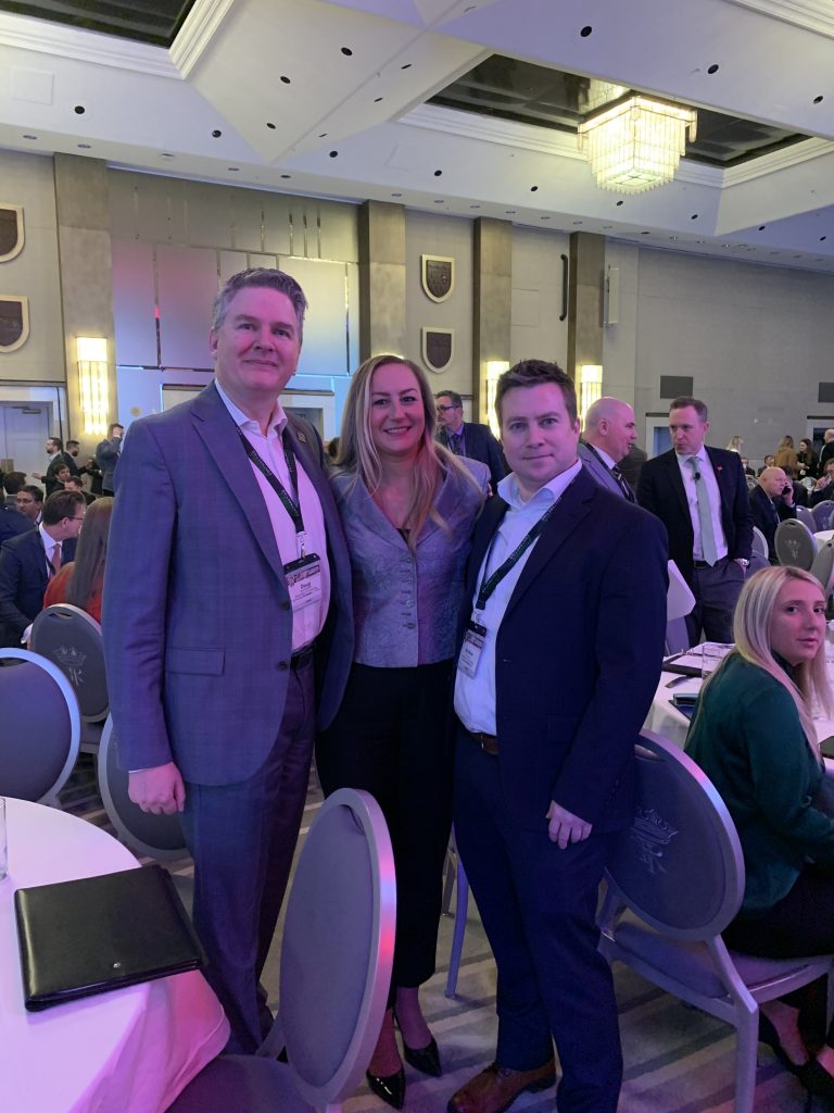 Feb 2024 - ORBA Event - Hon. Kinga Surma (Minister of Infrastructure) with Andrew Hurd and Doug DeRabbie - ACEC-Ontario.